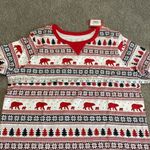 Women’s Christmas Pajamas 2 Piece Size 1X NWT Red Photo 3