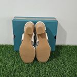 Toms Milan Closed Toe Heel - Natural Geo Basket PU Leather - Size 5.5 - 10022268 Photo 5