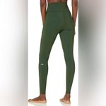 Alo Yoga  High Waist Ripped Warrior Legging Hunter Green Pants Photo 5