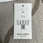 Halara  White Double Straps Backless Twisted Workout Plus Size Cropped Tank Top Photo 4