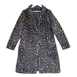 Apt. 9 New Leopard Print Pea Coat Sz S  Long Classic Topper‎ Animal Photo 0