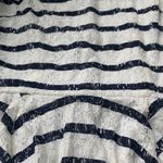 Maison Jules Black & White Striped Lace Fit & Flare Dress SZ M Photo 1