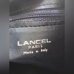 Lancel Paris Large Soft Pebbled Leather Hobo Shoulder Bag Black Single Strap Bag Photo 5
