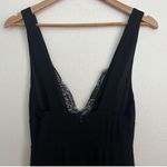 Lulus Sheer Lace Maxi Dress Whimsigoth Empire Waist Fairy Grunge Dark Romance Photo 4