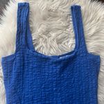 Free People Beach Short and Sweet Mini Dress in Mazarine Blue Photo 3