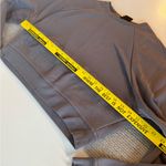 Nike Gray Dri-Fit Embossed Cropped Crewneck Sweatshirt Size Small Photo 10