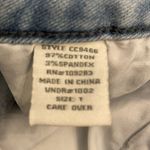 Ocean Drive Denim Jean Shorts Womens Junior Size 1 Fringe Festival Casual Photo 7