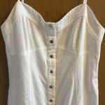 Free People Boho maxi, white jean dress Photo 4