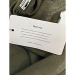 Mini bee Womens Olive Green Linen Blend Short Sleeve Tunic Top XXL Lagenlook Photo 5