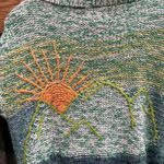 Anthropologie Pilcro Mountain Sunset Embroidered Cardigan Sweater XS Petite Photo 2