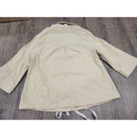 Anthropologie Tulle NWT Jacket Crop M Seersucker Yellow White 3/4 Sleeve Stripes Size M Photo 4