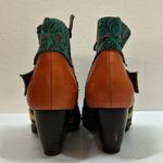 SOCOFY Women's Colorful Leather Woven Tapestry Boho Ankle Boots EU38/US7.5 Size undefined Photo 3