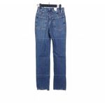 Good American NWT Good 90s Ripped Slim Straight Leg High Rise Jeans 00/24 #3055 Photo 12