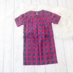 Madewell  Women's Red‎ Short-sleeve In Edina Plaid Dress Size XS NEW Photo 7
