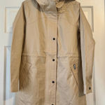 Hunter NWOT Utility Jacket L Beige Black Photo 0