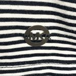 Michael Kors Striped Cold Shoulder T-Shirt Casual Top Size Large Photo 6