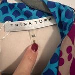 Trina Turk  Multi-color Short Sleeve Jumpsuit w/Tie Size XS NWT Photo 2
