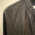 G.H. Bass &Co. G.H. Bass & Co. Black Faux Leather Jacket Photo 2