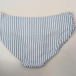 TT 2X Sailor Striped Grommet Mid Rise Bikini Swim Bottoms New Plus Blue Photo 2