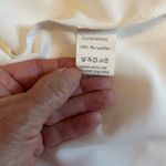 SheIn  Women’s Size XL Off White Solid Ruffle Boho Flowy Swing Mini Dress Photo 11