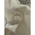 Thakoon White Eyelet Smocked Short Sleeve Cut Out Summer Mini Dress Size 0 Photo 13