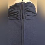 Jonathan Logan Blue Turtle Neck Maxi Dress Comes With Gold Belt.Zip In Back Sz S Photo 9