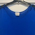 Coveted Clothing Blue Women's oversized Top size small. Photo 2