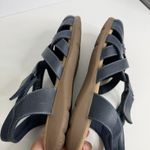 Clarks Women's Elizabelle Sea Fisherman Sandals Navy Leather Size 9 1/2M Comfort Photo 10