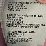 Simply Noelle linen tunic button up shirt blouse small / medium lagenlook pink Photo 9