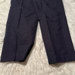 Dress Pants Trousers Navy Blue Pleated Pockets Wool Size 6 Photo 6