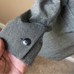 Max Mara | Gray Wool Silk Blend Blazer Jacket Sz 6 Photo 3