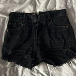 Levi's  Black Distressed Jean Shorts Photo 0