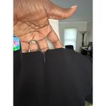 Liz Claiborne Little Black Dress Office Wear Vintage Short Sleeve Square Neck Photo 8