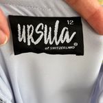 Ursula Of Switzerland Women's Vintage Ice Blue Maxi Dress Size 12 Photo 13