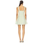 RUNAWAY THE LABEL Runaway x Revolve Bethani Mini Dress Key lime Green Girly Stretch Crepe S Photo 2