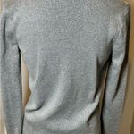 Michael Kors Silver Gray Cold Shoulder Turtleneck Sweater Photo 4