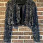 Onyx Nite Special event shrug jacket black with silver Photo 0