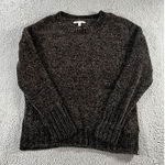 Seven7 Sweater Women Large Soft Plush Crew Neck Pullover Minimalist Nautical Photo 0