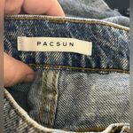 PacSun  Denim High Rise Straight Leg Acid Wash Jeans Button Fly Size 25 Photo 5