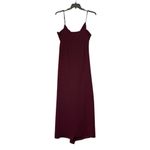 Sachin + Babi Size 16W NEW Stretch Crepe Paulina Formal Maxi Gown Deep Wine Red Photo 4