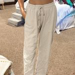 Talentless Cream Cargo Sweat Pants Photo 0