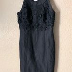 Anthropologie Anthro | Postmark Oleander Black Appliqué dress Photo 3