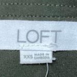 Ann Taylor LOFT Women's Green High Waisted Straight Chino Dress Pants Size XXS Photo 3