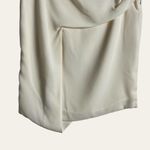 IRO Brooke Ivory White Draped Front Skirt Size L Photo 4
