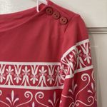 J. McLaughlin L Mclaughlin Catalina Cloth Pink Gold Resort Travel Colorful Art Top S Photo 1