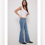 Free People  We the Free Kiera Pull On Flare Denim Pants Bell Bottom High Rise Photo 1