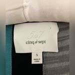 Cinq a Sept Stara Striped Midi Dress Black Photo 3