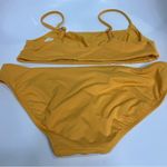 Athleta Scoop Bikini in mustard yellow size medium Photo 7