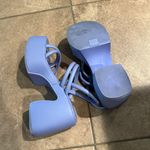 Charles and Keith  Block Periwinkle Sandals Photo 5