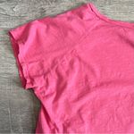 Altar'd State Oversized Crop Top Tee Womens S Pink Cotton Relaxed Fit Casual Photo 4